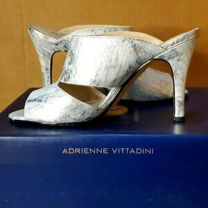 Adrienne Vittadini Women's Slip-on Pump in Silver -
